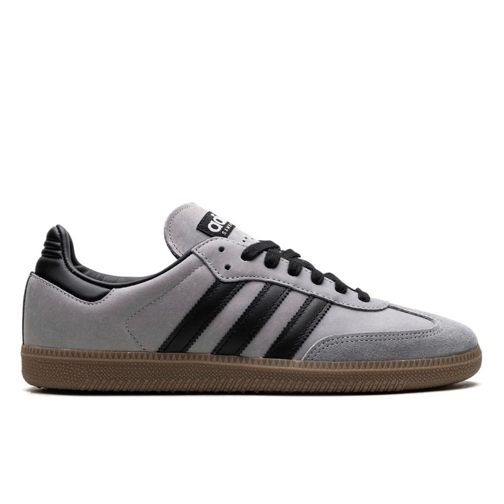 Adidas Samba OG Halo Silver/ core black brown desert